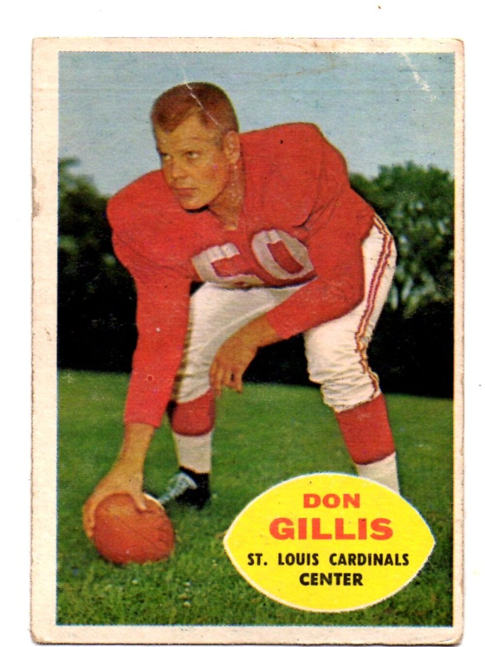 Vintage Sports Card - Don Gillis, St Louis Cardinals